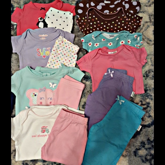 Lot 31 pieces onesies bodysuit and pant set - Picture 4 of 4